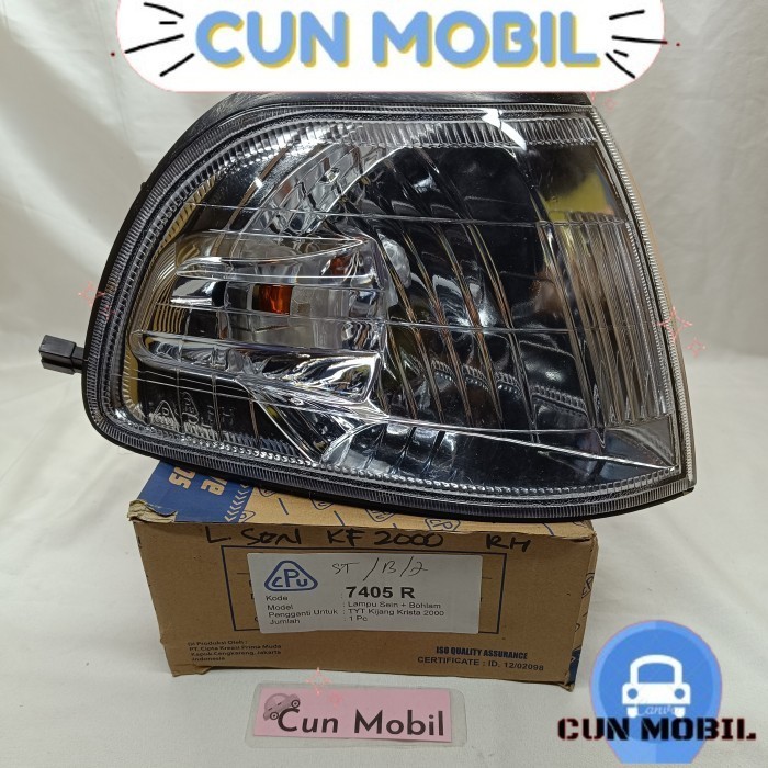 Lampu sen depan Kijang Kapsul thn 2000 EFI LGX kanan CPU harga per pc - KANAN CUN MOBIL