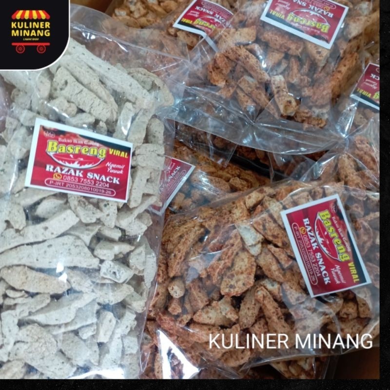 

Basreng 250 gr Cemilan Khas Kuliner Minang