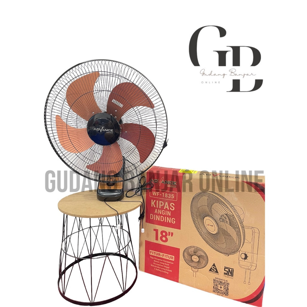 Kipas Angin Dinding Besi Murah / Kipas Angin Advance  Angin Kencang / Kipas Angin Bergaransi
