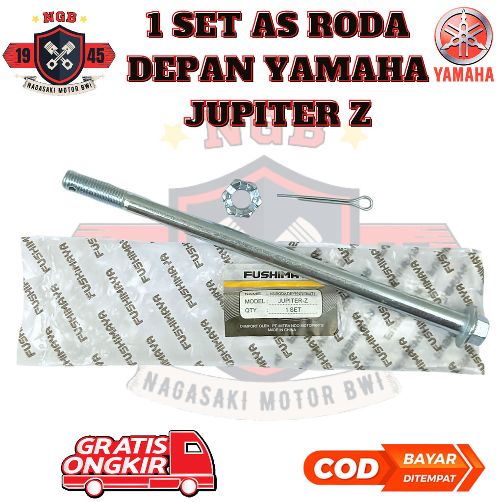 As Roda Depan Jupiter Z / As Roda Depan 1 Set Mur Yamaha Jupiter Z