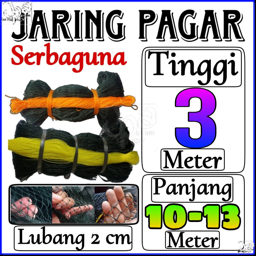 Jaring Ayam Lubang 2 cm Lebar 3 Meter / Jaring Pagar Ayam / Jaring Kandang Ayam