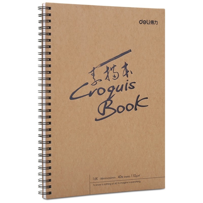 

DELI013 Buku Catatan Hard Cover Aesthetic Vertical Notebook