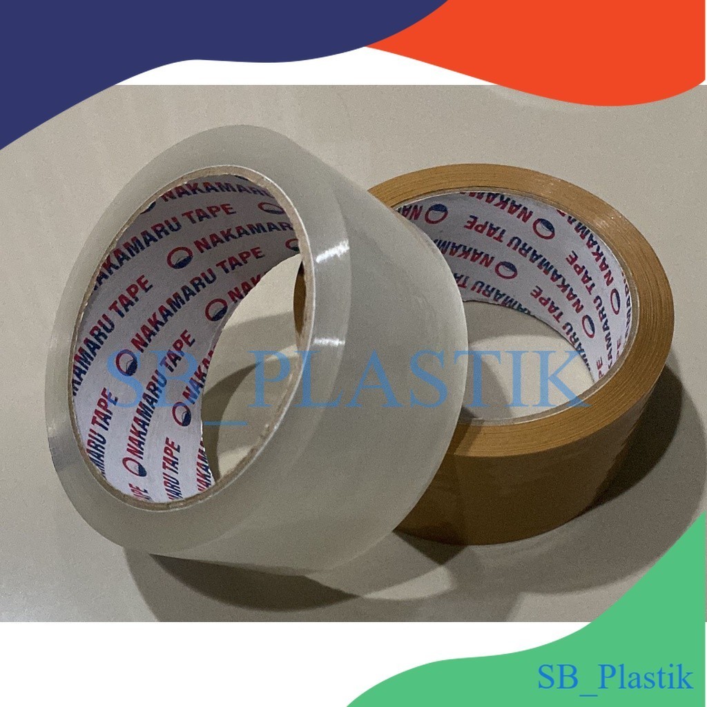 

(SB) ISOLASI LAKBAN BENING ATAU COKLAT MERK NAKAMARU