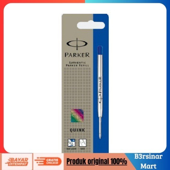 

[[KUALITAS TERBAIK]] Refill Parker Ballpoint Blue M Blister COD