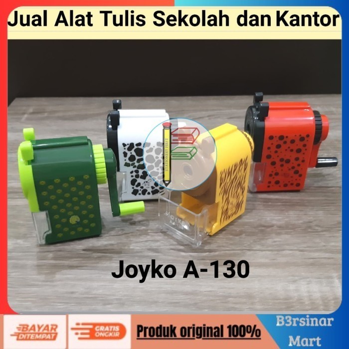 

[[KUALITAS TERBAIK]] Rautan Putar Pensil Meja Joyko Motif Animal Hewan Savanna Joyko A130 COD