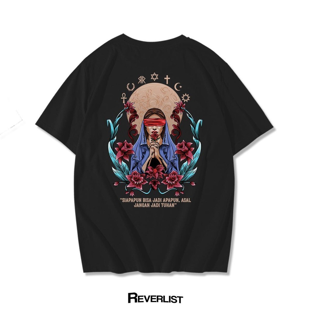 Kaos Pluralisme Satanic Siapapun Bisa Jadi Apapun Asal Jangan Jadi Tuhan Cotton Combed 24S Lembut Ny