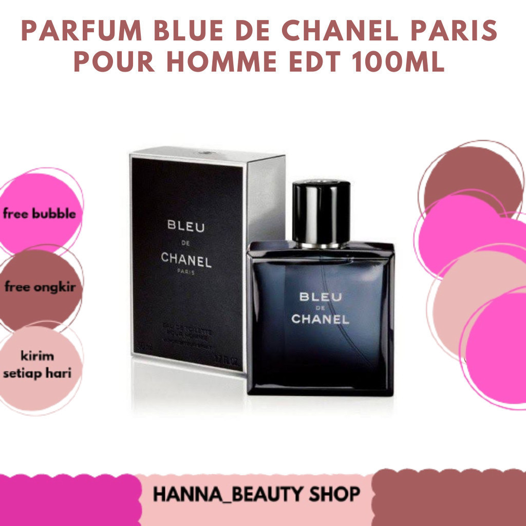 PARFUM BLUE DE CHANEL PARIS POUR HOMME EDT 100ML