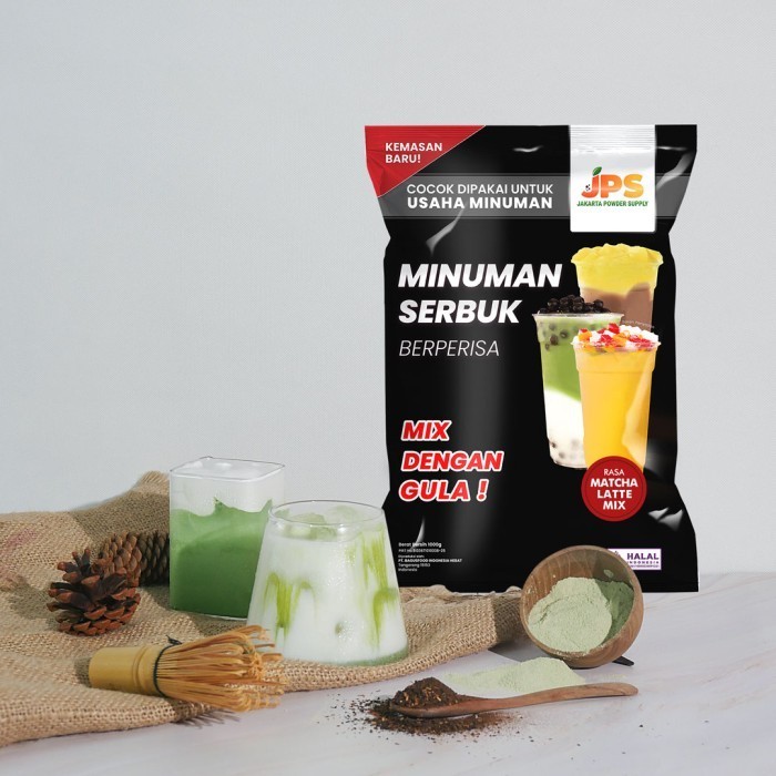 

[Aneka Rasa] Bubuk Minuman Rasa Matcha Latte Mix 1 Kg