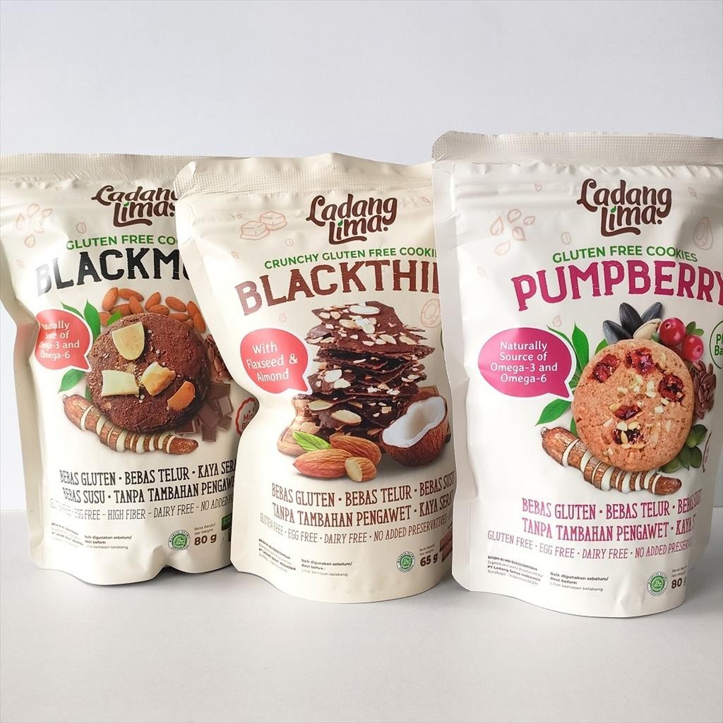 

Lezatoz_Genz Ladang Lima Blackthins 65G Crunchy Gluten Free Kue Kering Krispi