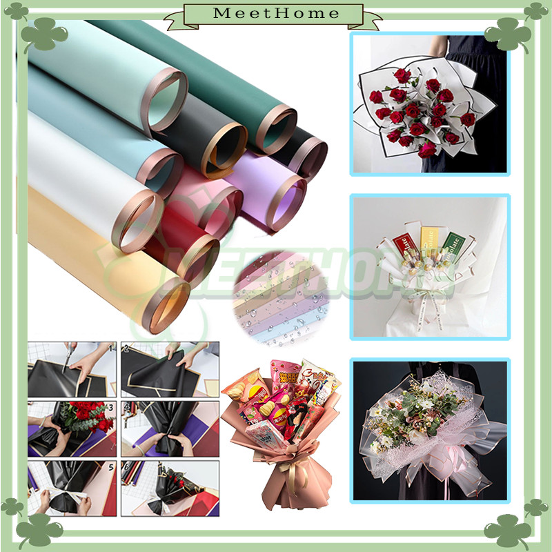 

20 Lembar Flower Wrapping Paper/Bunga Flower Wrapping Paper/Kertas Buket Bunga