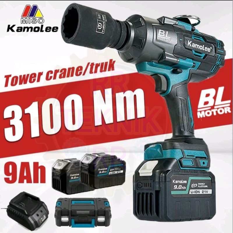 kamolee Impact Wrench 3/4" 3100N.m Terbaru