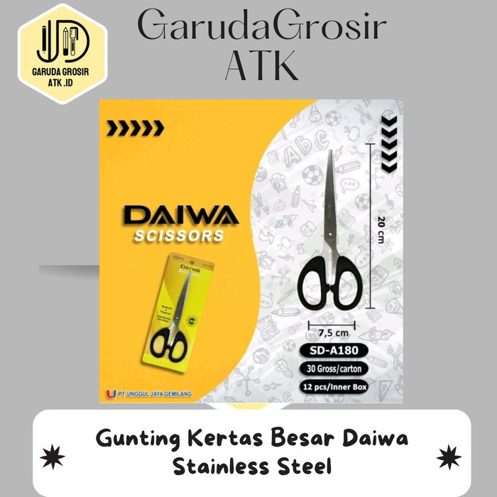 

Gunting Kertas Besar Daiwa Stainless Steel