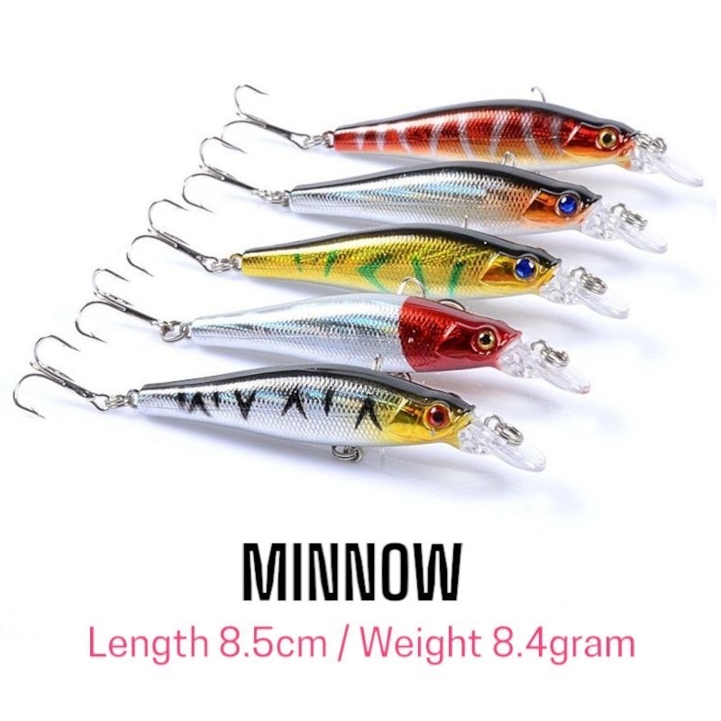 MINNOW Lure Sinking 8.5cm - 8.4gram