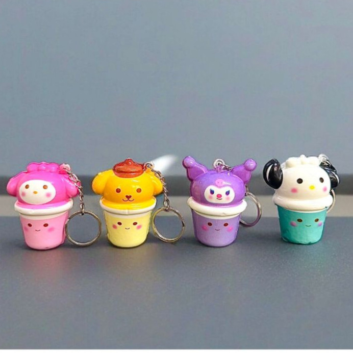*(AJ) GANTUNGAN KUNCI SQUISHY SANRIO BOBA / SQUISHY BOBA SANRIO LUCU TERMURAH