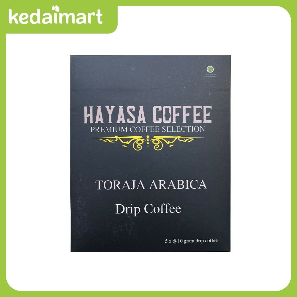 

Hayasa Drip Box Toraja Arabika Isi 5 Bag