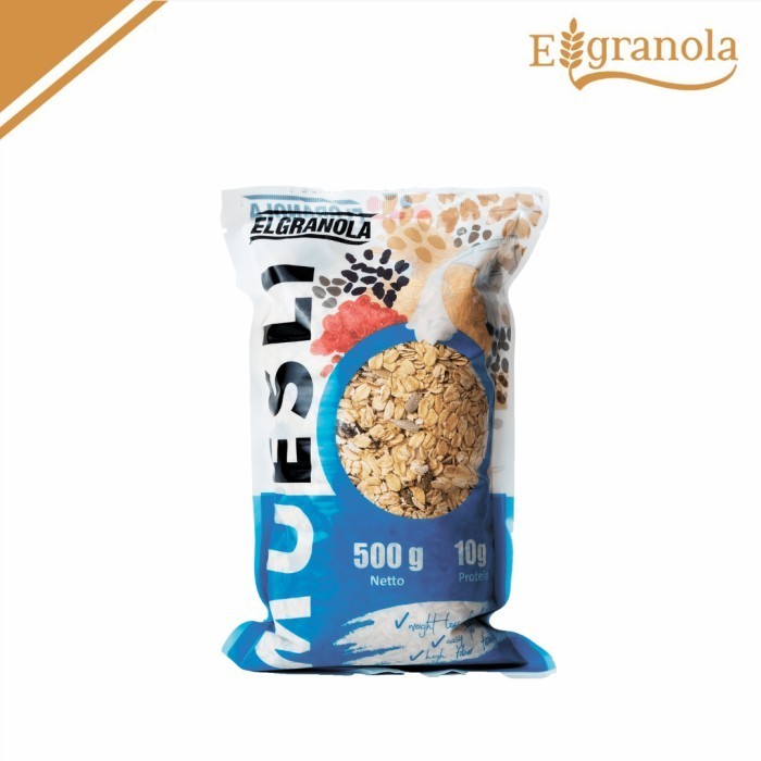 

[Terbaru] Muesli 500 Gr / Rolled Oats / Elgranola / Healthy