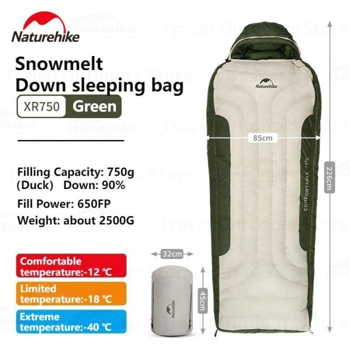 SLEEPING BAG / MUMMY / SB HANGAT NATUREHIKE CNH22SD007