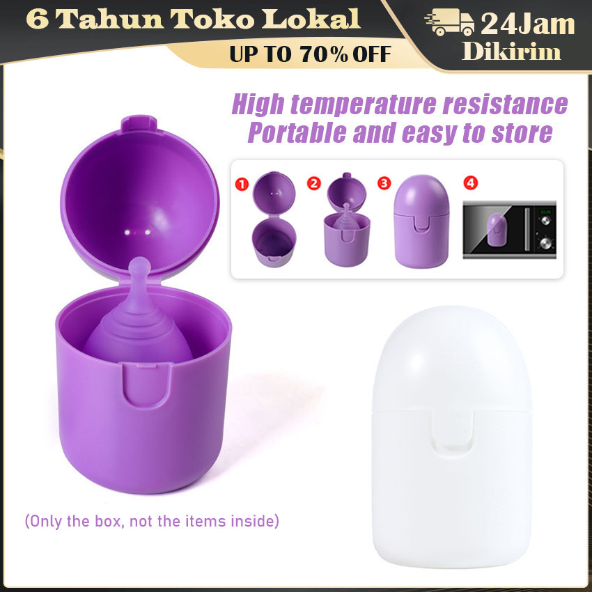 Portabel Travel Case Untuk Menstrual Cup / Tempat Sterilisasi Menstrual Cup / Menstrual Cup Case