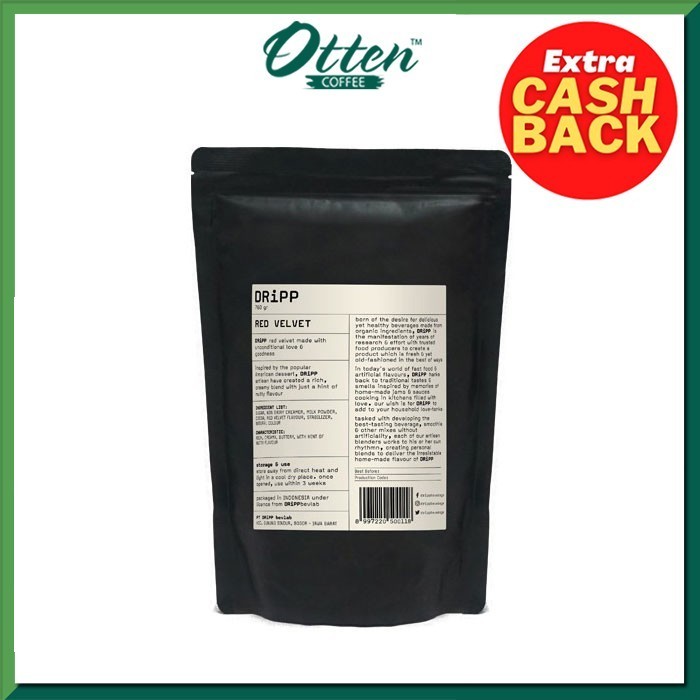 

DRiPP - Red Velvet Powder 760gr - Bubuk Minuman Rasa Red Velvet