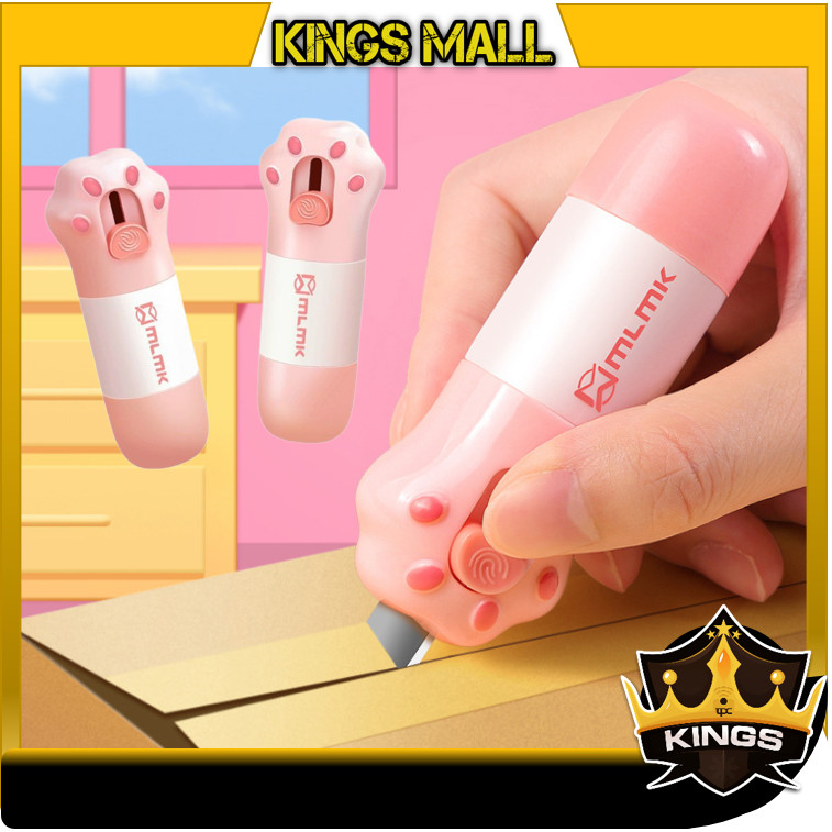 

KINGs - 6317 Penghapus Alamat Resi Paket dan Cutter / Cute Information Remover Receipt