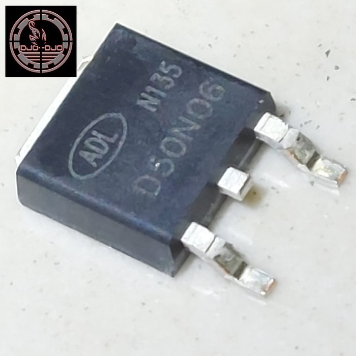 2pcs D50N06 ADL To-252 SMD Mosfet 50A 60V  N-Channel D 50N06 FET D50 N06