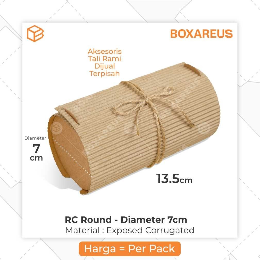 

Box Bulat Kotak Souvenir Dus Silinder Kemasan Kue Kado Gift | RC Round
