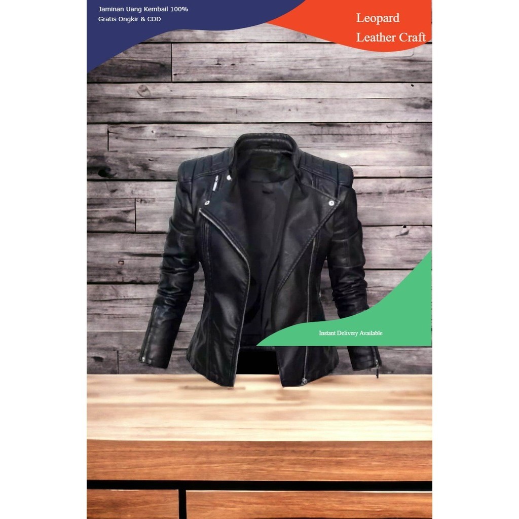 Jaket Kulit Wanita Ramones