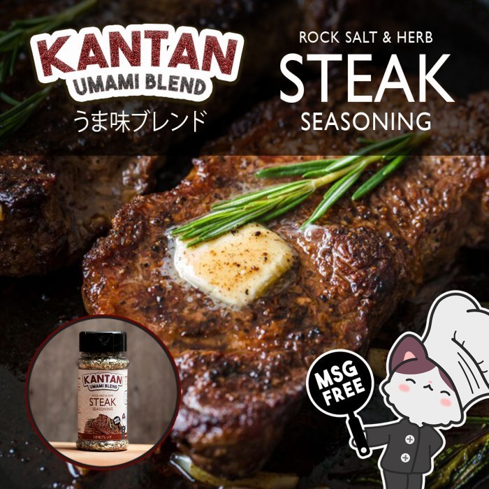 

TERMURAH Kantan STEAK SEASONING / RUB - Umami Blend