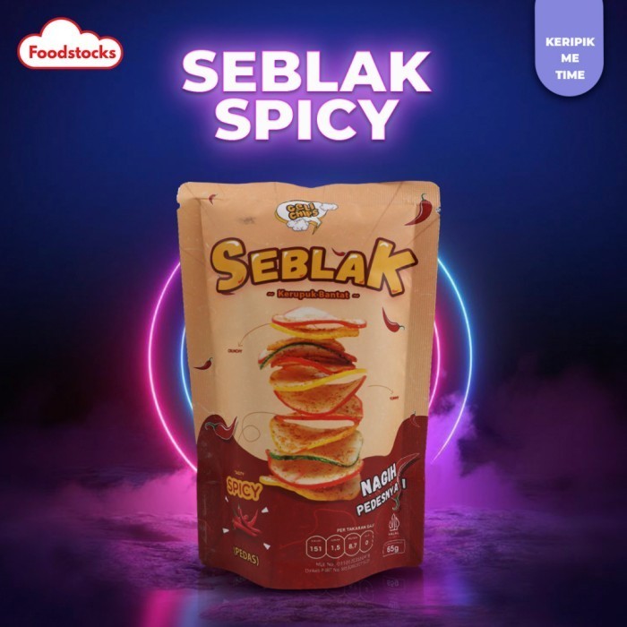 

TERMURAH Geli Chips - Seblak Kering Pedas Gurih Daun Jeruk 65gr