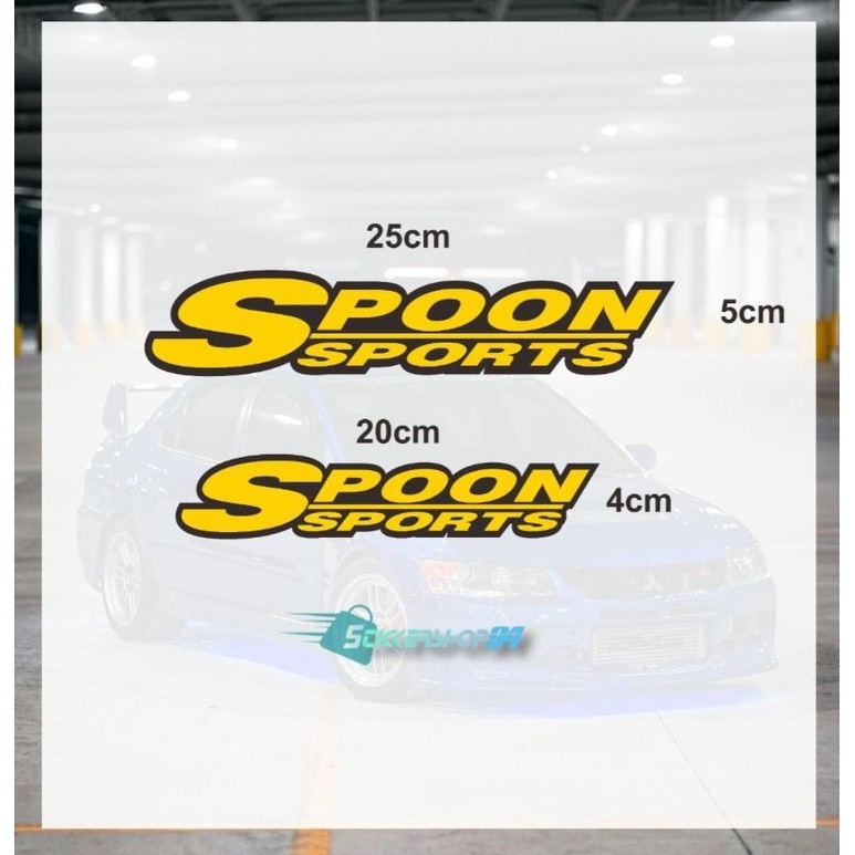 stiker cutting spoon sport