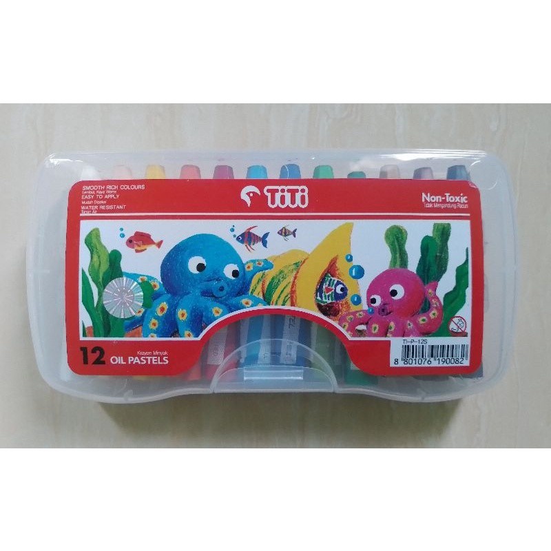 

Crayon Oil Paste Titi 12 Warna - ABO