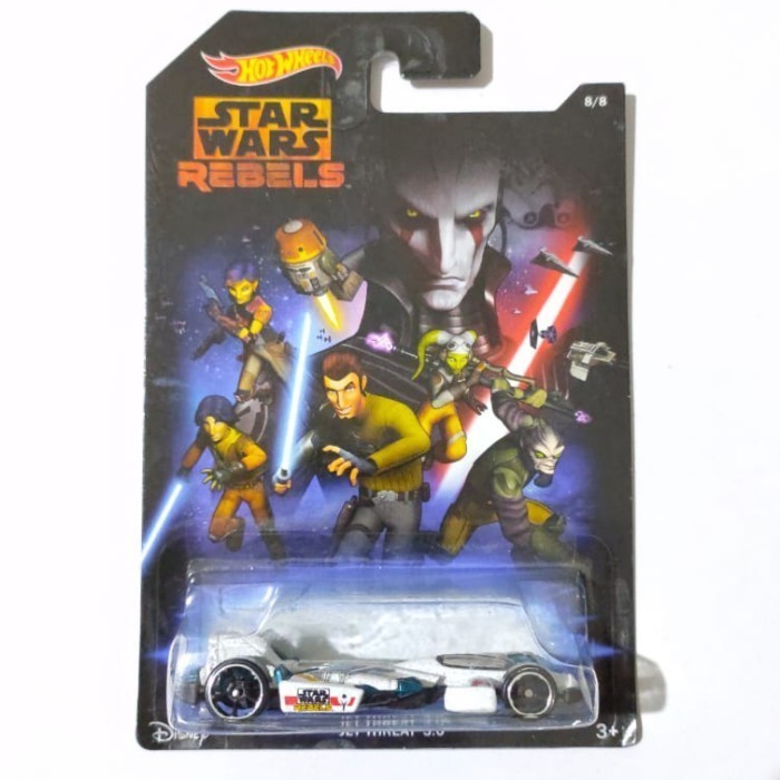 Hotwheels Jet Threat 3.0 putih Star Wars Rebels