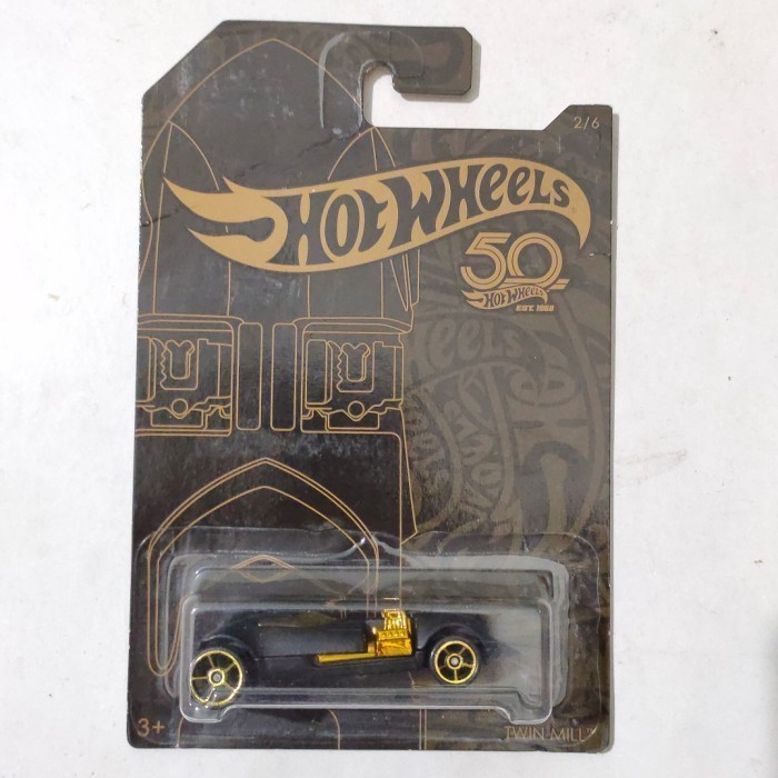 Hotwheels Twin Mill 50th Anniversary Edition black gold