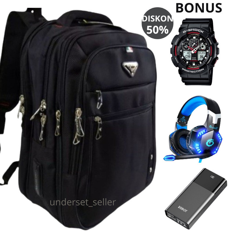 PRODUK TERBARU || FREE BONUS TIGA HADIAH||TERBARU TAS RANSEL POLO  MILANO 88372 TAS RANSEL POLO DEWA