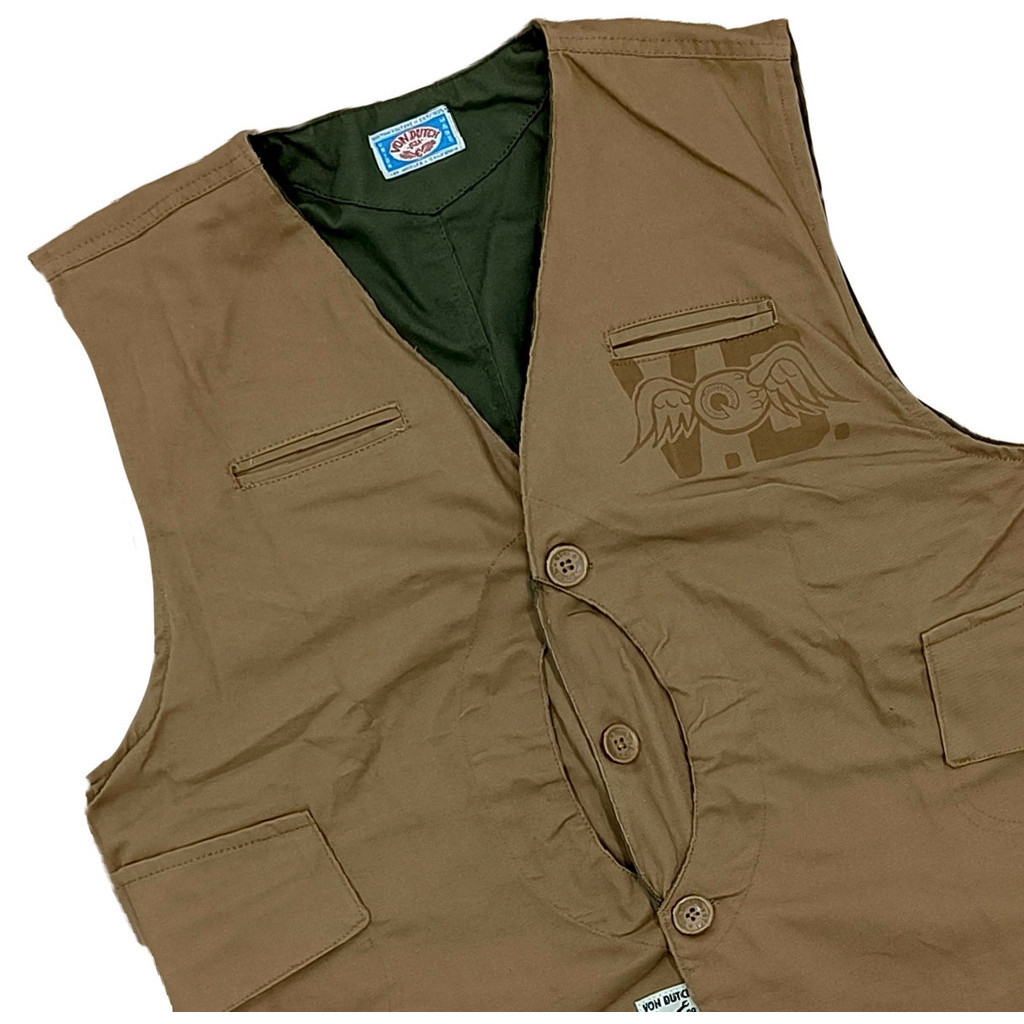 Von Dutch Vest 1039 Army Green
