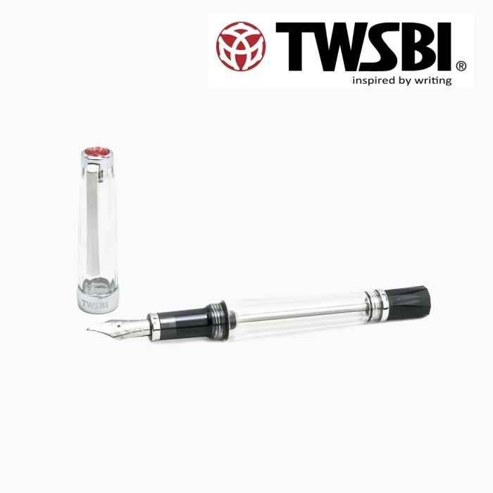 

58FED~ Best Quality TWSBI Vac 700R Fountain Pen - Clear, SS Fine