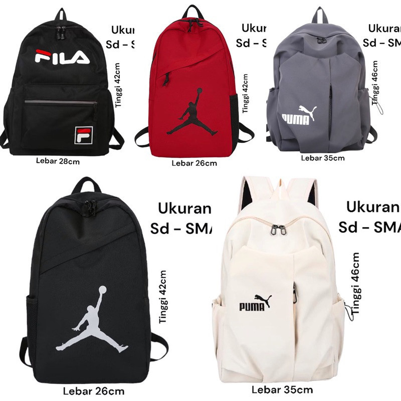 Tas Import untuk anak laki laki Ukuran SD - SMA