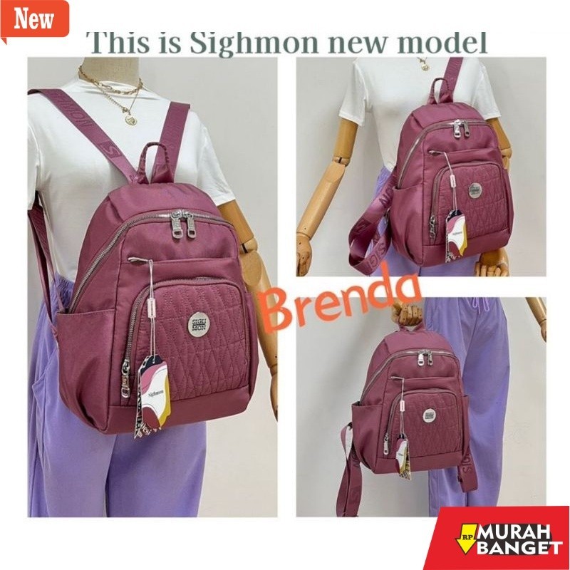tas ransel wanita shopee TAS RANSEL WANITA SIGHMON IMPORT. ORI