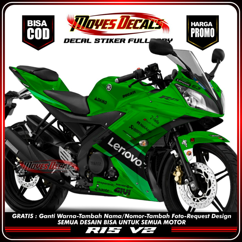 Decal R15 V2 Full Body Dekal R15 V2 Stiker R15 V2 Full Body Balapan2