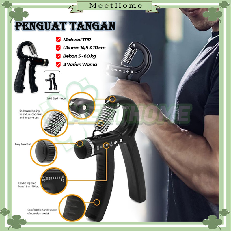 Olahraga Tangan Handgrip Adjustable/Counter Alat Olahraga Set 5-60 KG Fitness/Alat Latihan Otot Tang