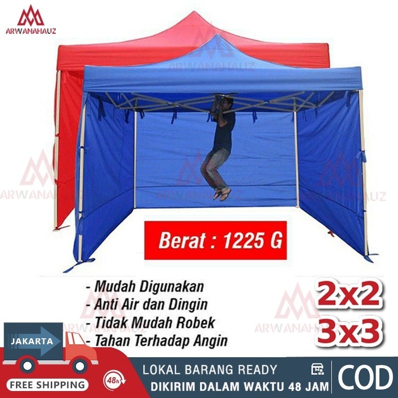 【COD】Dinding Tenda Lipat Polos 6 Meter 9 Meter Buat Tenda 2x2 3x3 cafe / kerucut