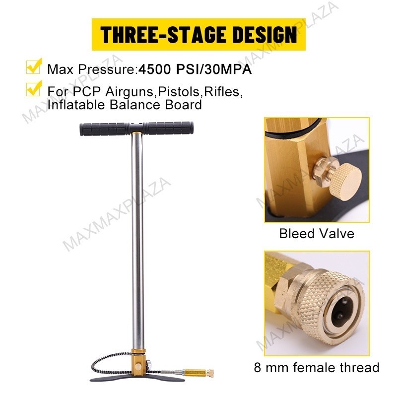 DISKON POMPA PCP MURAH 4500 PSI/6000PIS POMPA SNIPER KAKI LIPAT KUPU POMPA PCP 3 STAGE