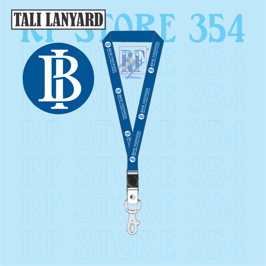 

TALI LANYARD BANK INDONESIA | BI LOGO - TALI ID CARD BANK INDONESIA GANTUNGAN KUNCI GANTUNGAN FLASHDISK GANTUNGAN NAMETAG TALI LANYARD BEST SELLER COD