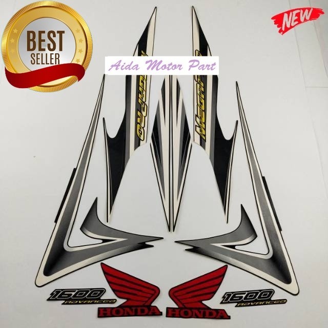 Striping Stiker Polet List motor honda megapro mega pro 2006 hitam primus list body standar model or