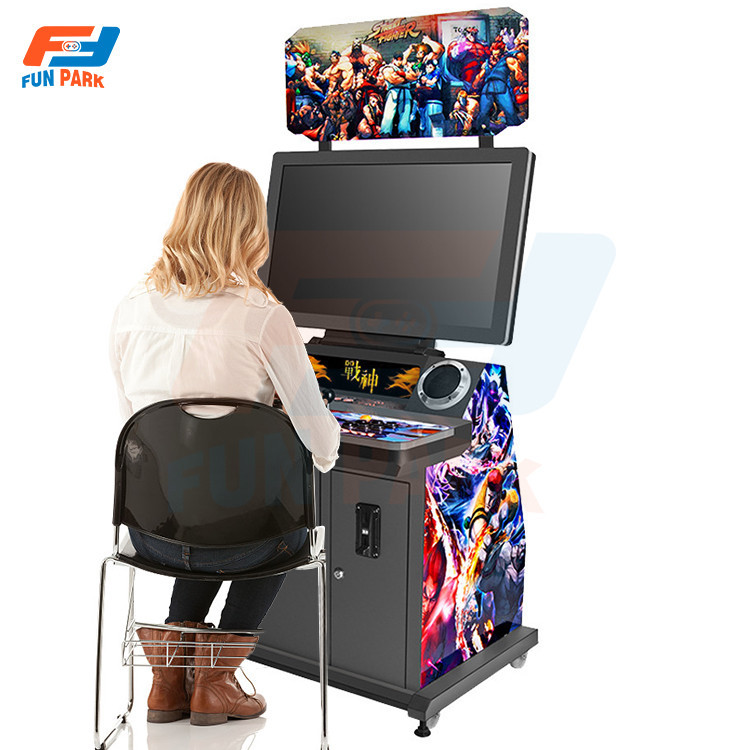 Recreation Games Arcade Equipment Coin Operated Retro Arcade Fighting Game Machine Street Fighter Ar