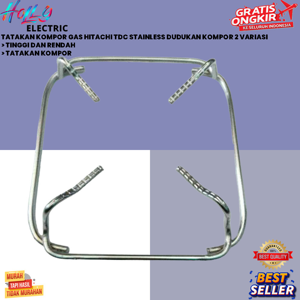 TATAKAN KOMPOR GAS HITACHI TDC STAINLESS DUDUKAN KOMPOR 2 VARIASI {HOLLY}