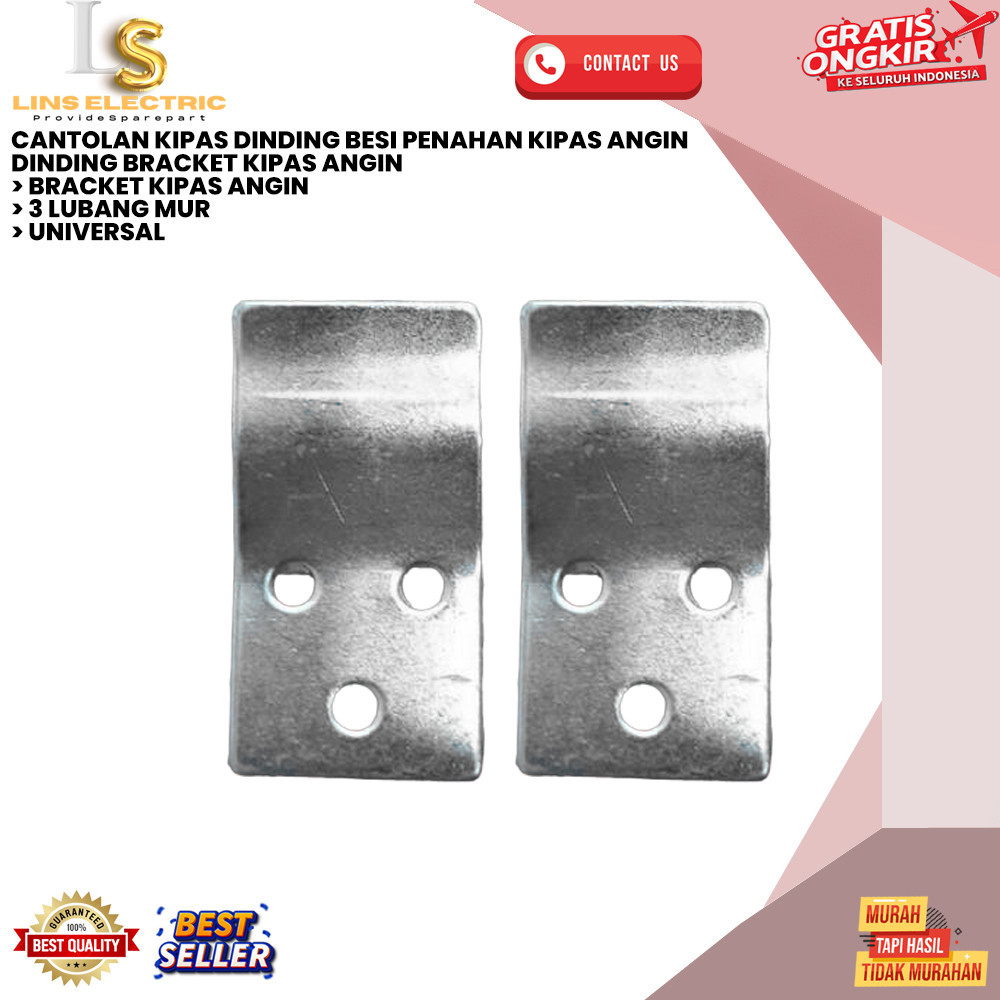 CANTOLAN KIPAS DINDING BESI PENAHAN KIPAS ANGIN DINDING BRACKET KIPAS ANGIN LINS