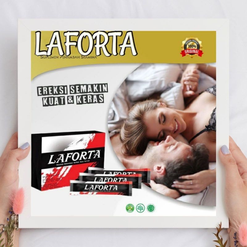 LAFORTA ASLI ORIGINAL ISI 10 SACHET MENAMBAH STAMINA PRIA OBAT HERBAL VITALITAS TAHAN LAMA KUAT(GRAT