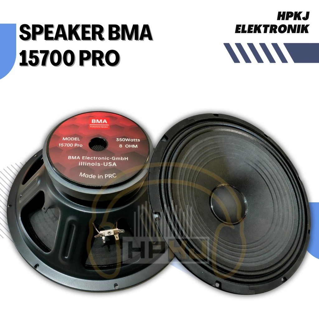 SPEAKER KOMPONEN BMA 15 INCH 15700 PRO SPIKER BMA 15700 PRO 15INCH