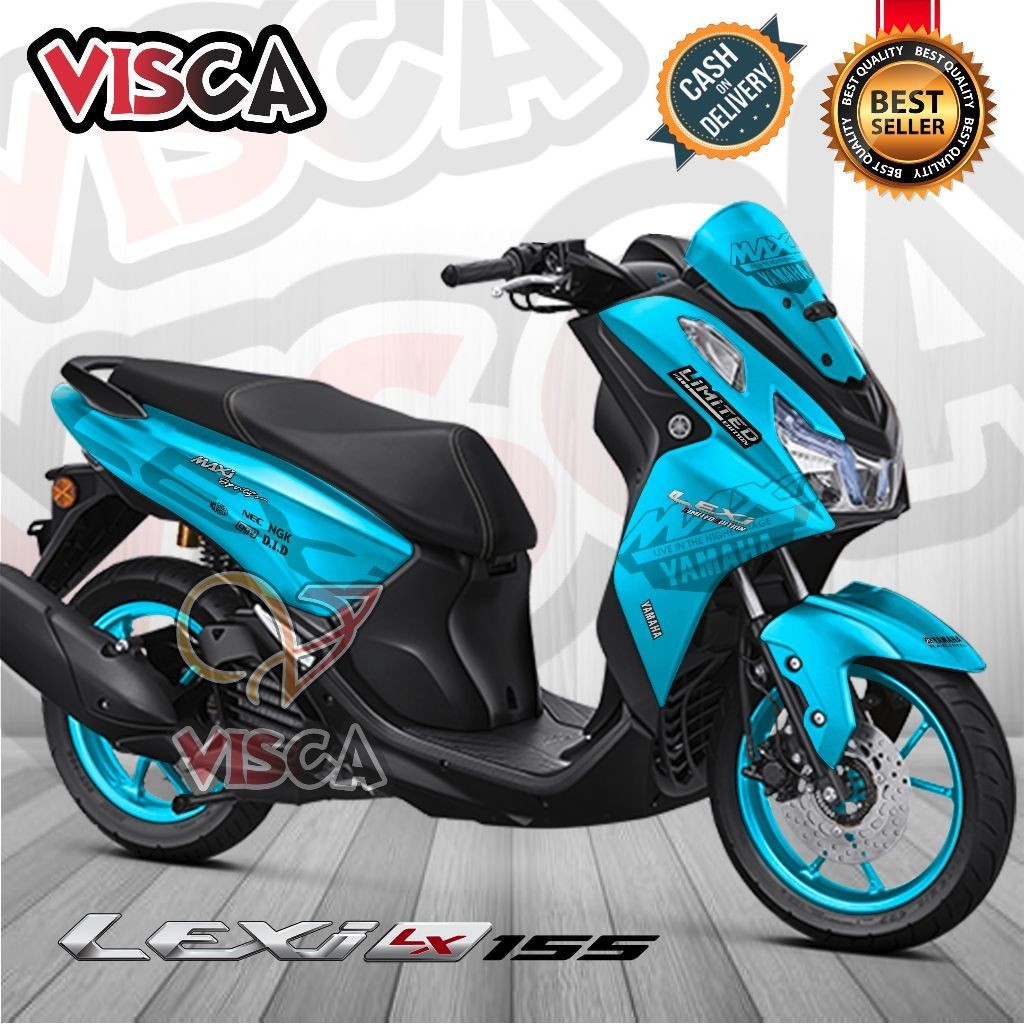 Decal Lexi Full Body Baru Stiker Motor Yamaha Lexi 155 Full Body Decal Yamaha Lexi Full Body Stripin